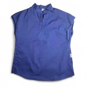 Women's Royal Blue Scrubs Top